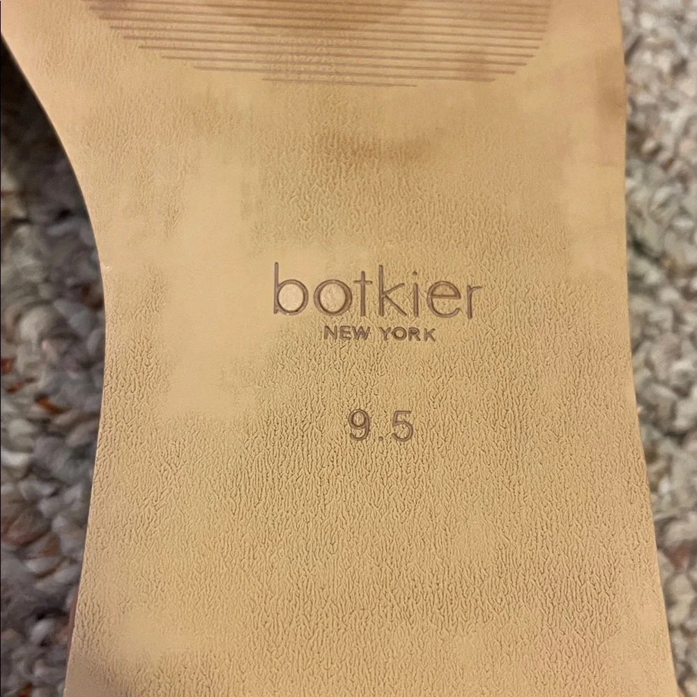 Botkier Island Tan Leather Espadrille Sandals Size 9.5